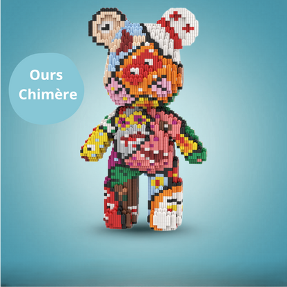 Ours géant en brique à construire