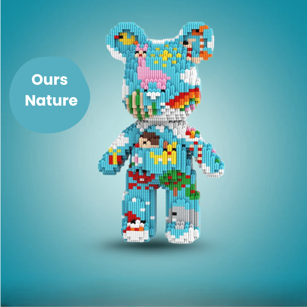 Ours géant en brique à construire