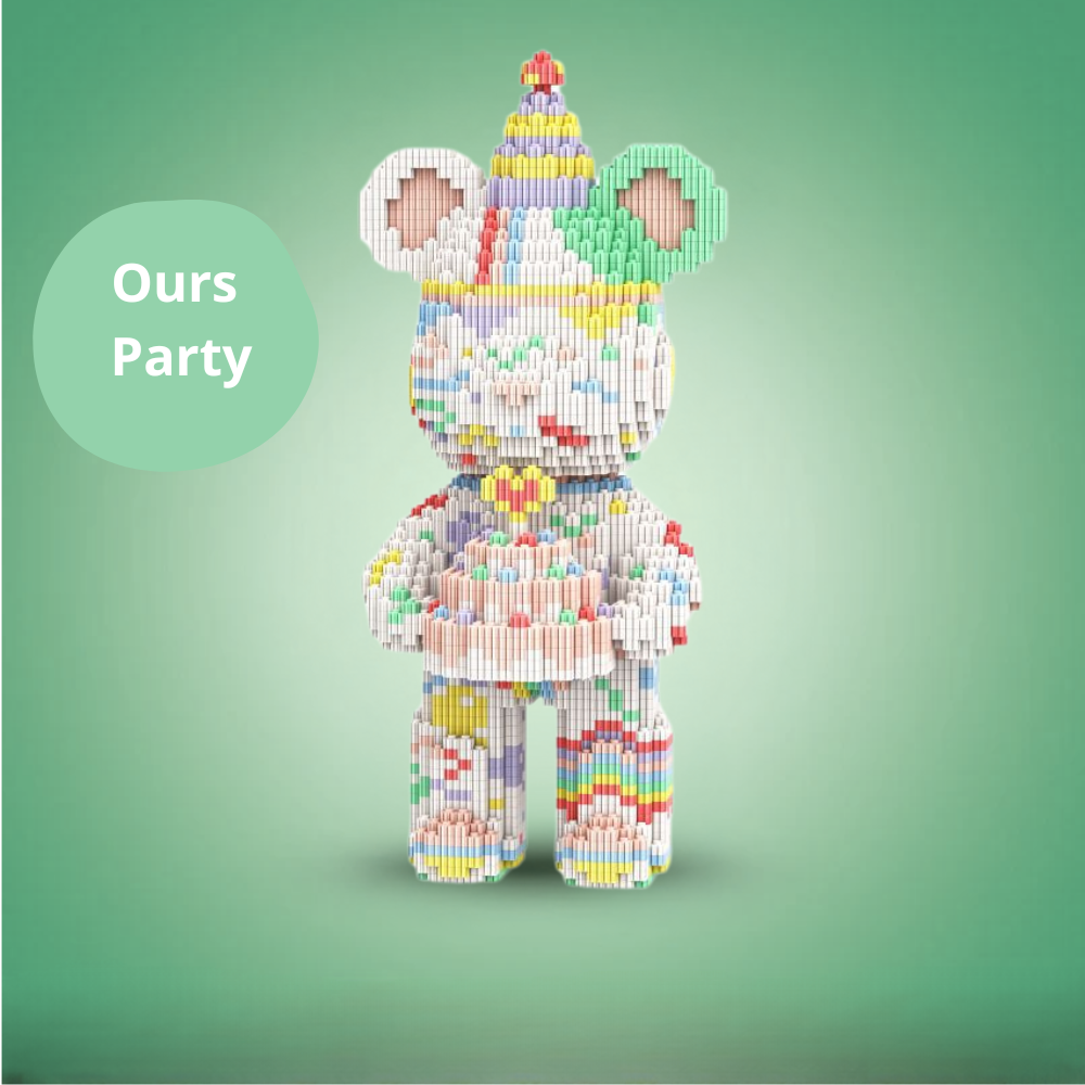 Ours géant en brique à construire