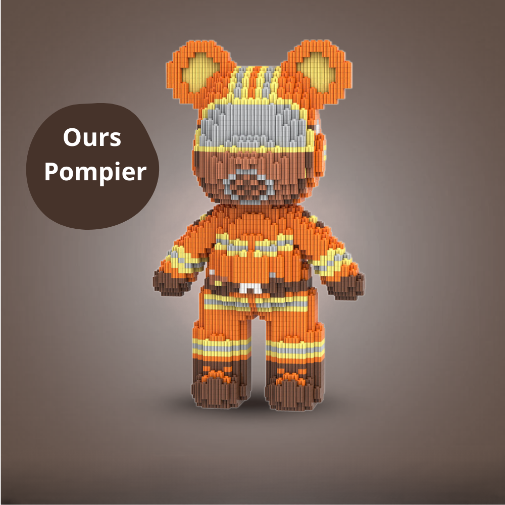 Ours géant en brique à construire